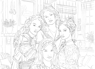 Colorions les quatre filles du Dr. March